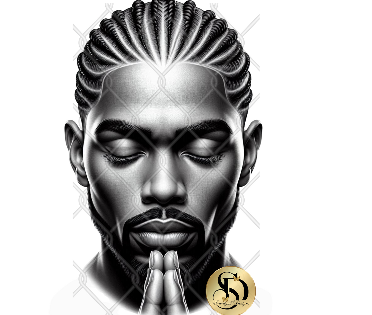 Black Praying Men