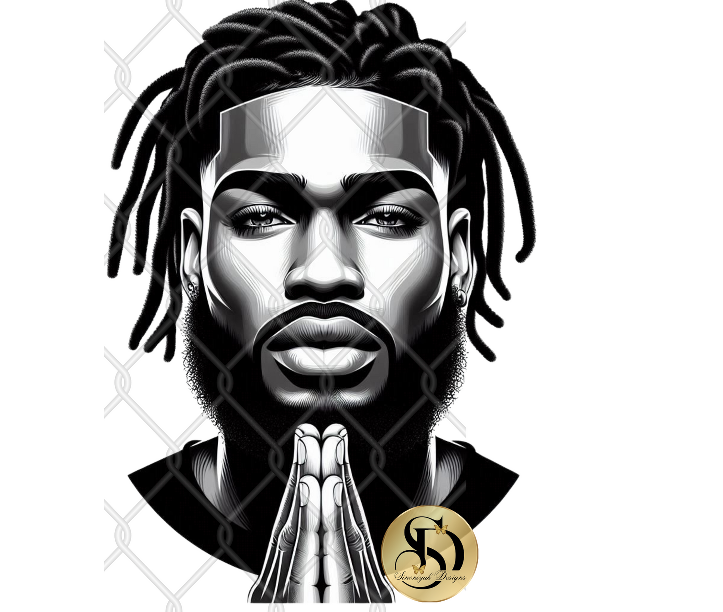 Black Praying Men