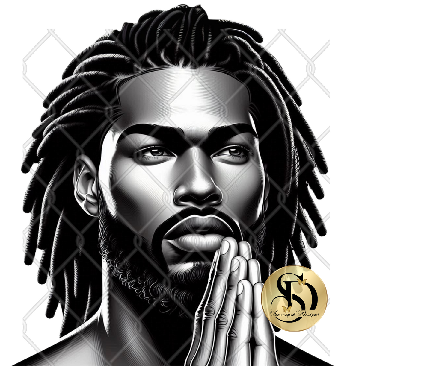 Black Praying Men