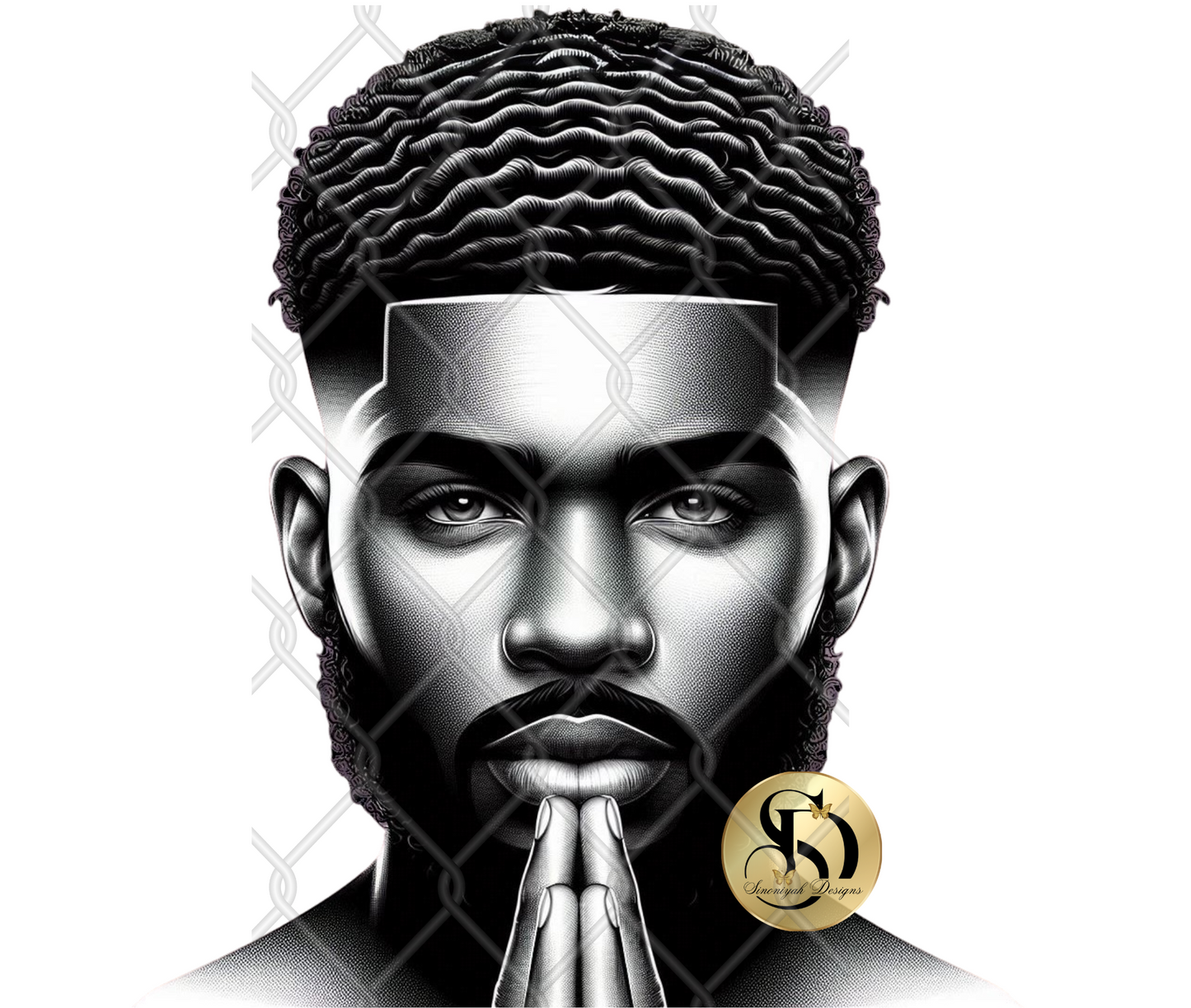 Black Praying Men