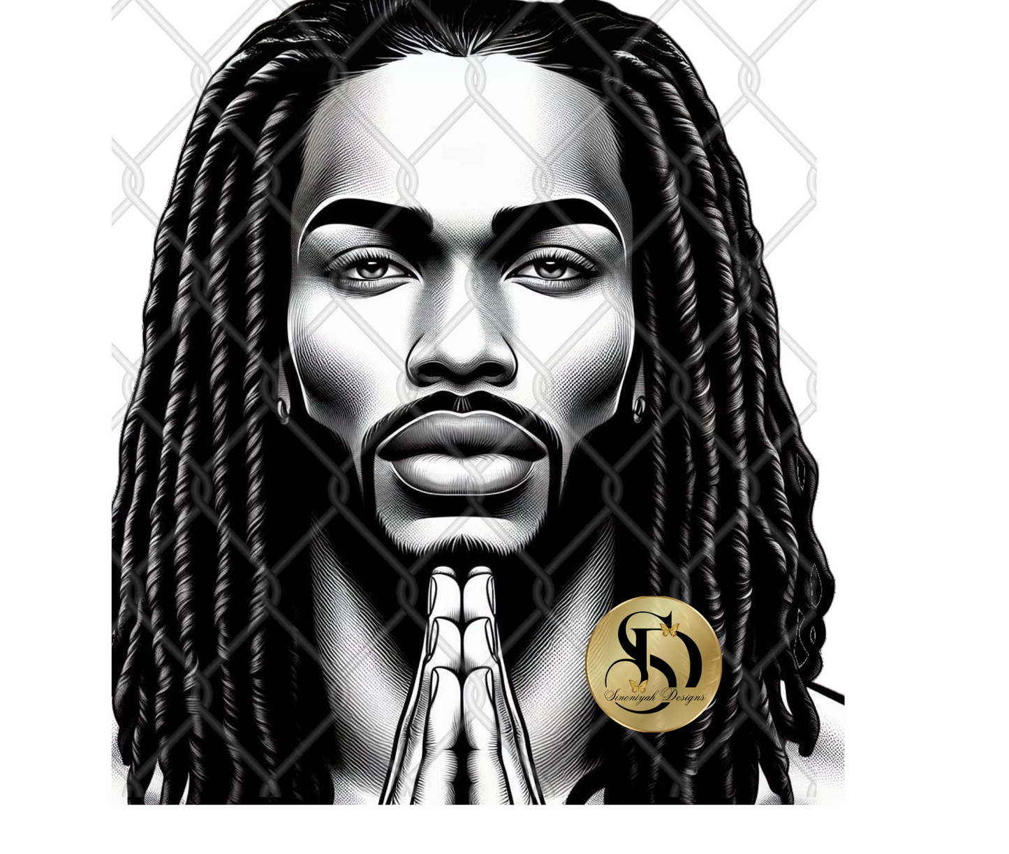 Black Praying Men