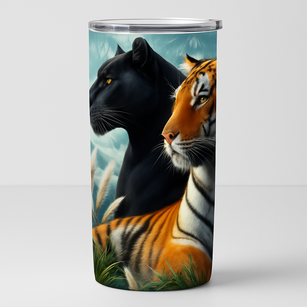 tiger and panther tumbler