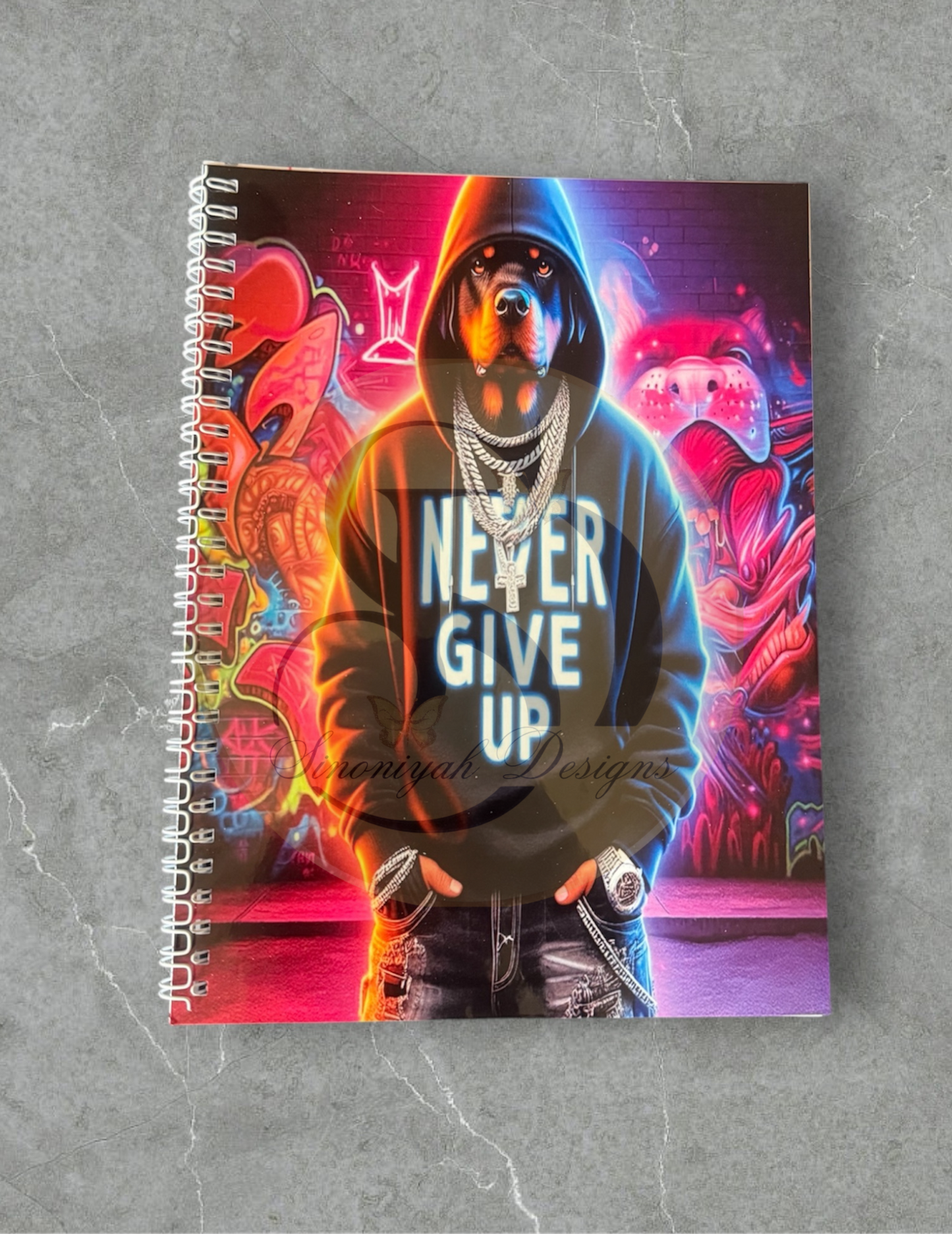 Never Give Up Notebook