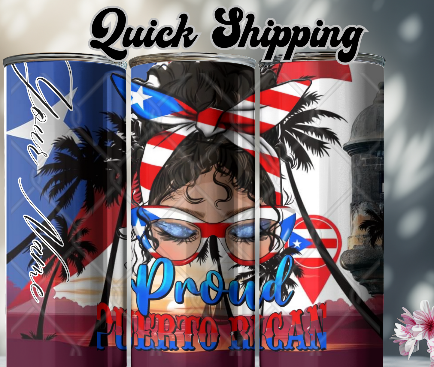Proud Puerto Rican Puerto Rican Woman Tumbler