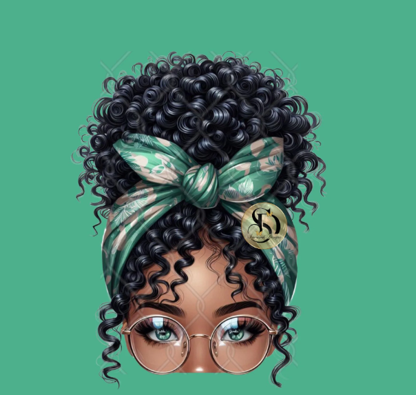 Messy Bun Png