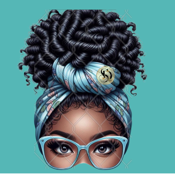 Messy Bun Png