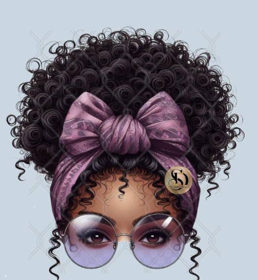 Messy Bun Png