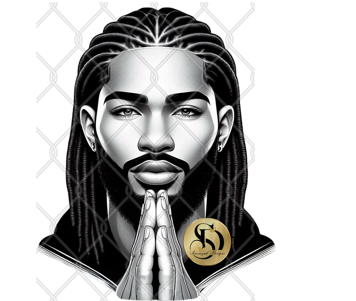 Black Praying Men