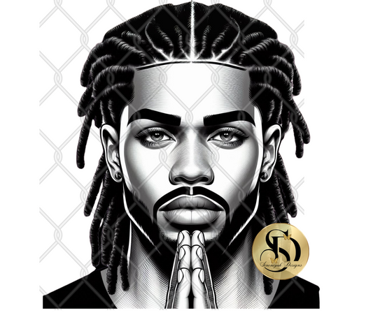 Black Praying Men