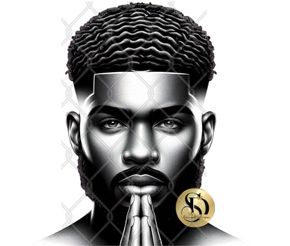 Black Praying Men