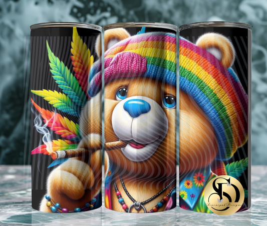 Hippie Bear Tumbler