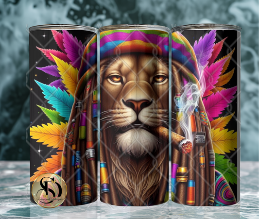 Hippie Lion Tumbler