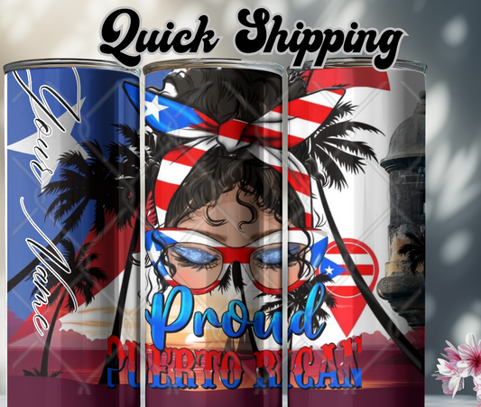Proud Puerto Rican Puerto Rican Woman Tumbler